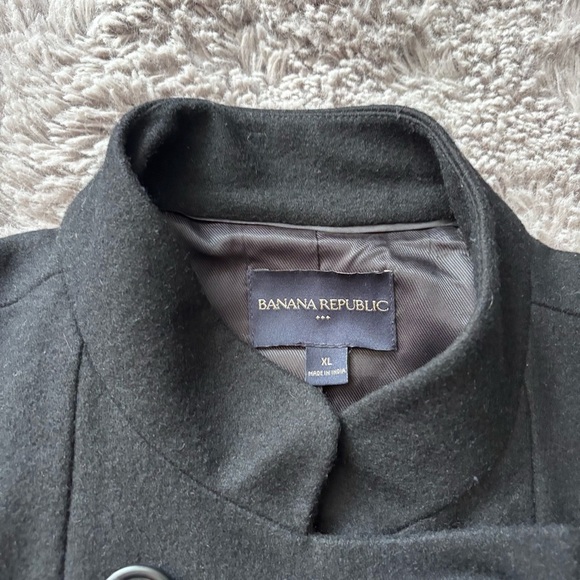 Women’s Banana Republic Double breasted Pea Coat Wool Blend Size XL - Picture 5 of 11
